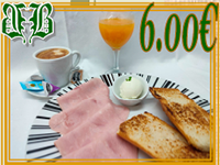 Desayuno ligero Restaurante Baden